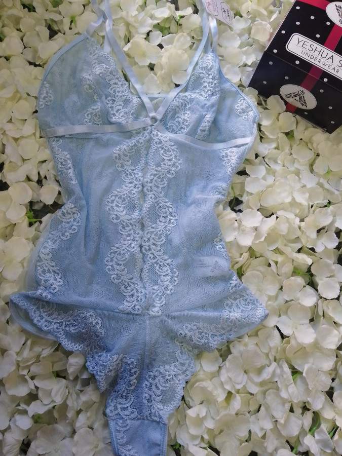 Body celeste mujer outlet